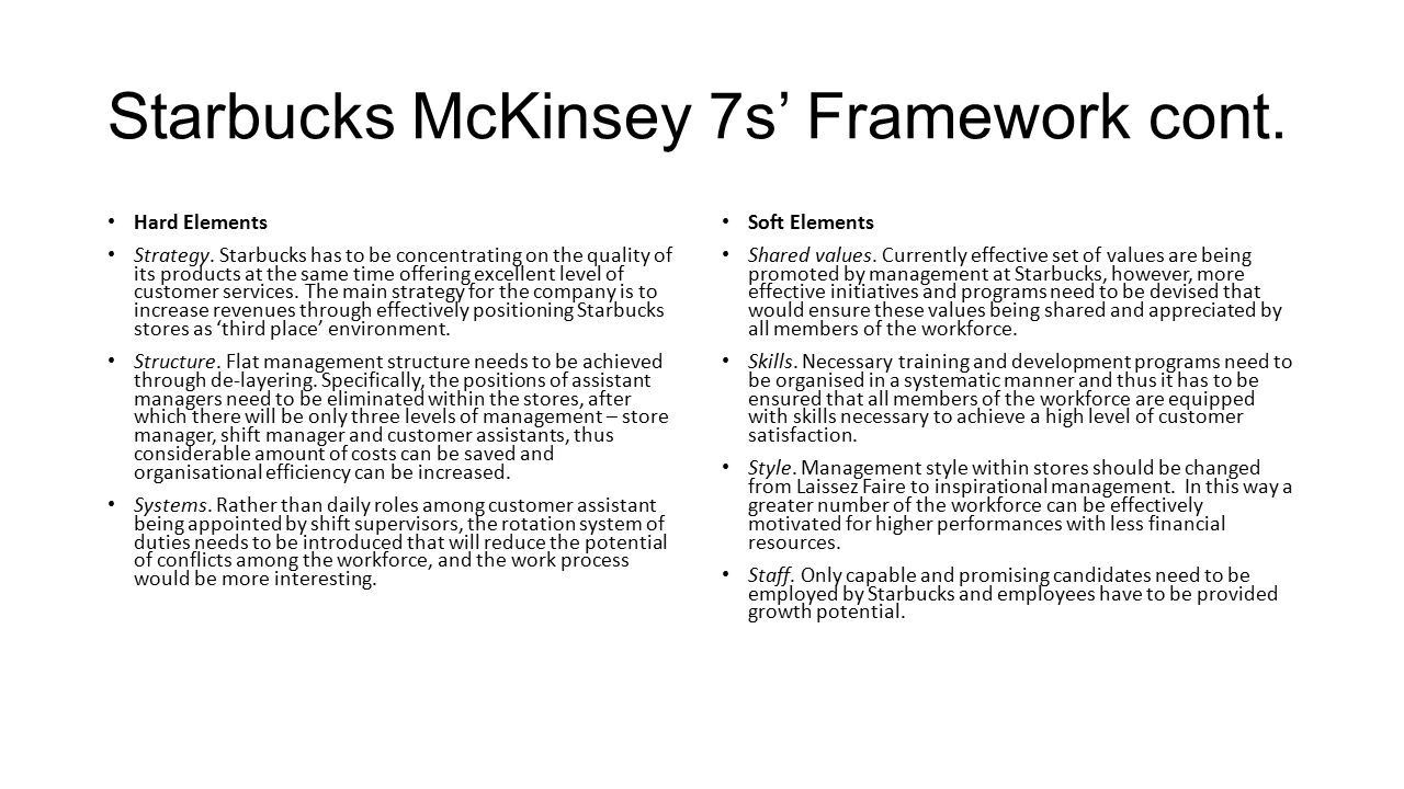 Case study on 7s framework of mckinsey